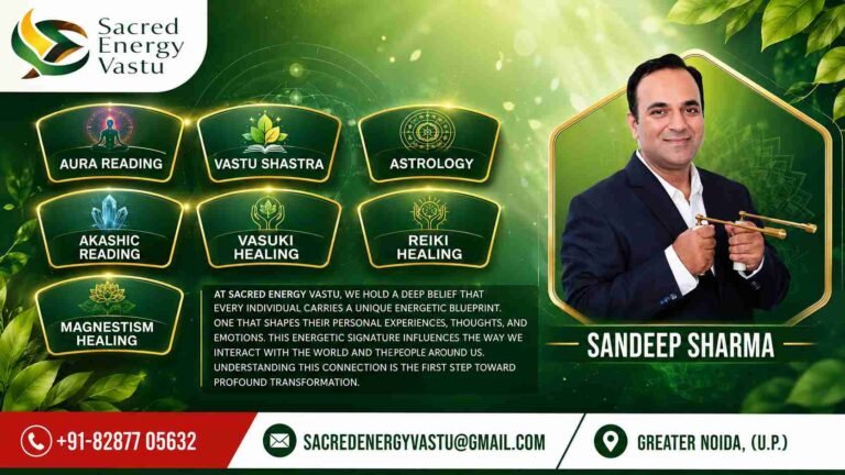 Best Aura Reader and Vastu Consultant Sandeep Sharma from Sacred Energey Vastu